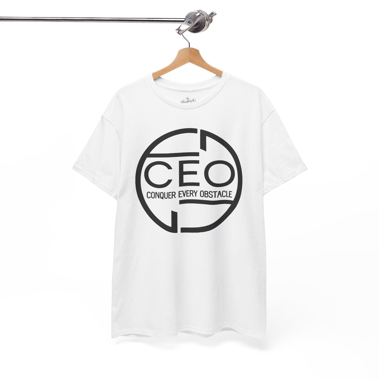 CEO Heavy Cotton Unisex Tee - Conquer Every Obstacle