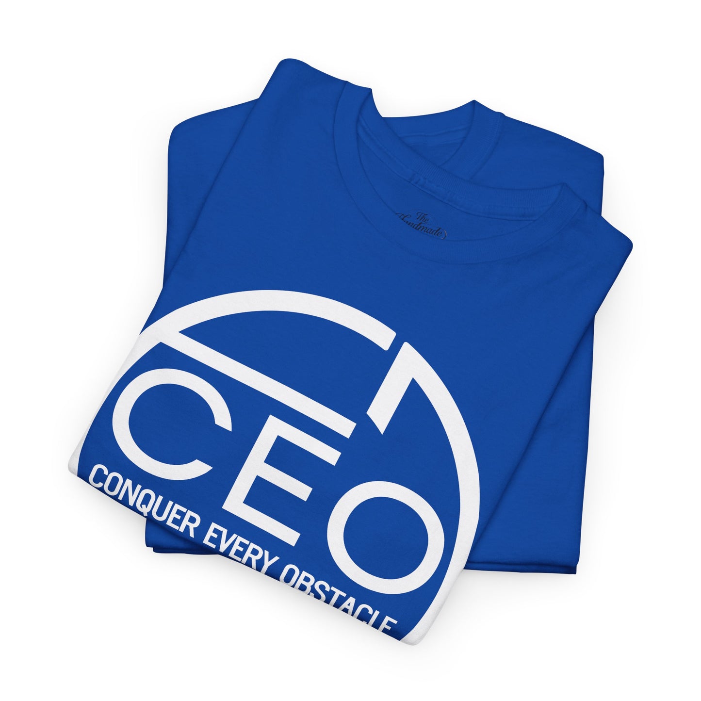 CEO Heavy Cotton Unisex Tee - Conquer Every Obstacle