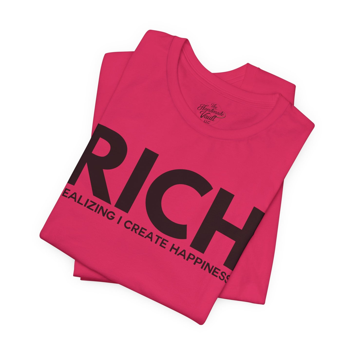 Embrace Happiness Inspirational Short Sleeve Tee