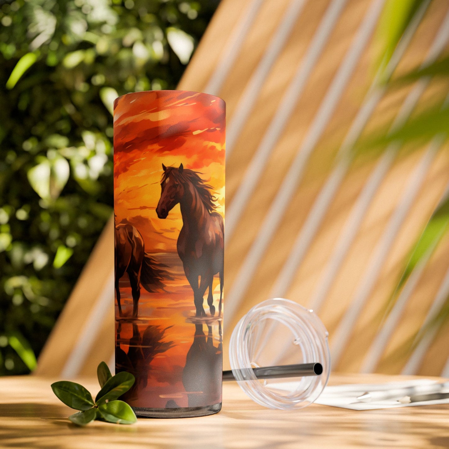 Wild Sunset Skinny Tumbler, 20oz