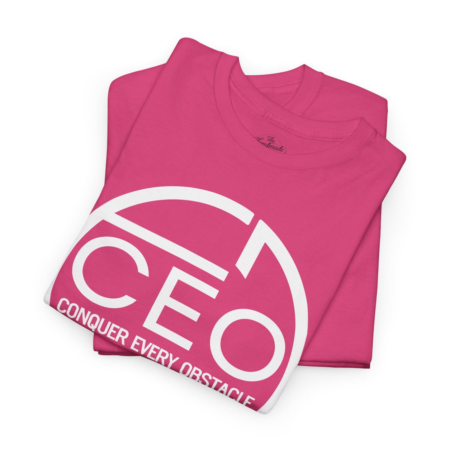 CEO Heavy Cotton Unisex Tee - Conquer Every Obstacle