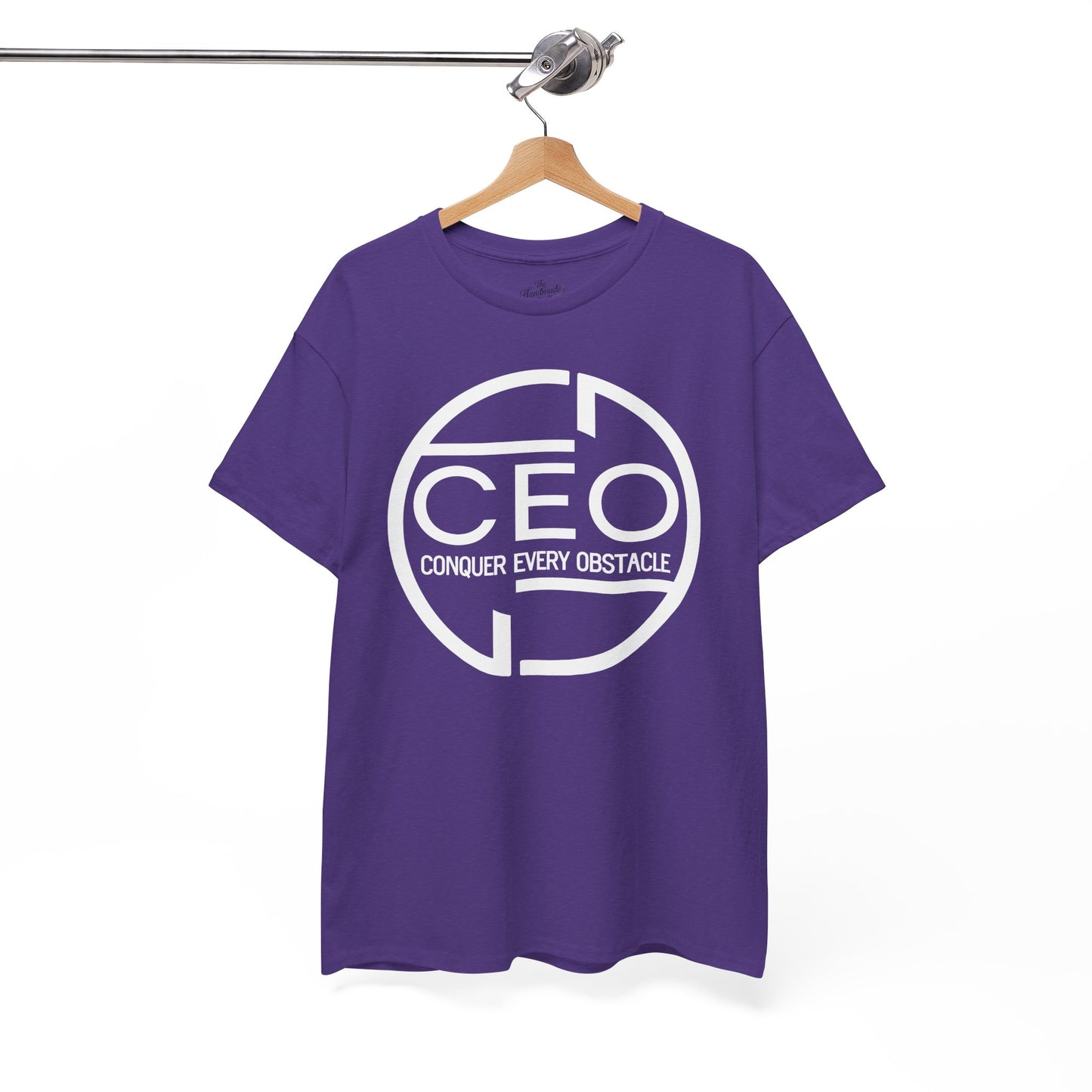 CEO Heavy Cotton Unisex Tee - Conquer Every Obstacle