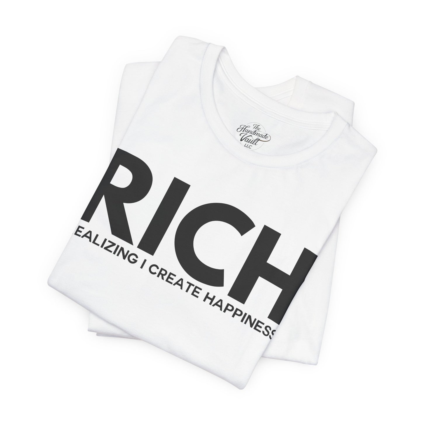 Embrace Happiness Inspirational Short Sleeve Tee