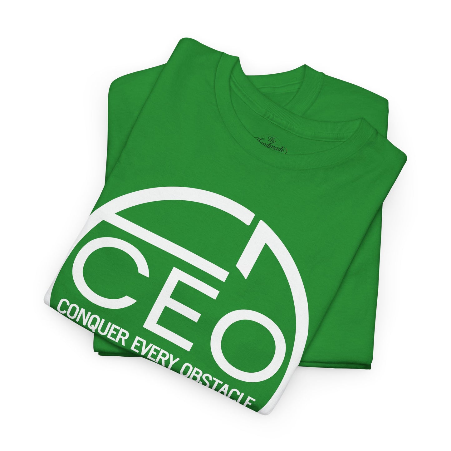 CEO Heavy Cotton Unisex Tee - Conquer Every Obstacle