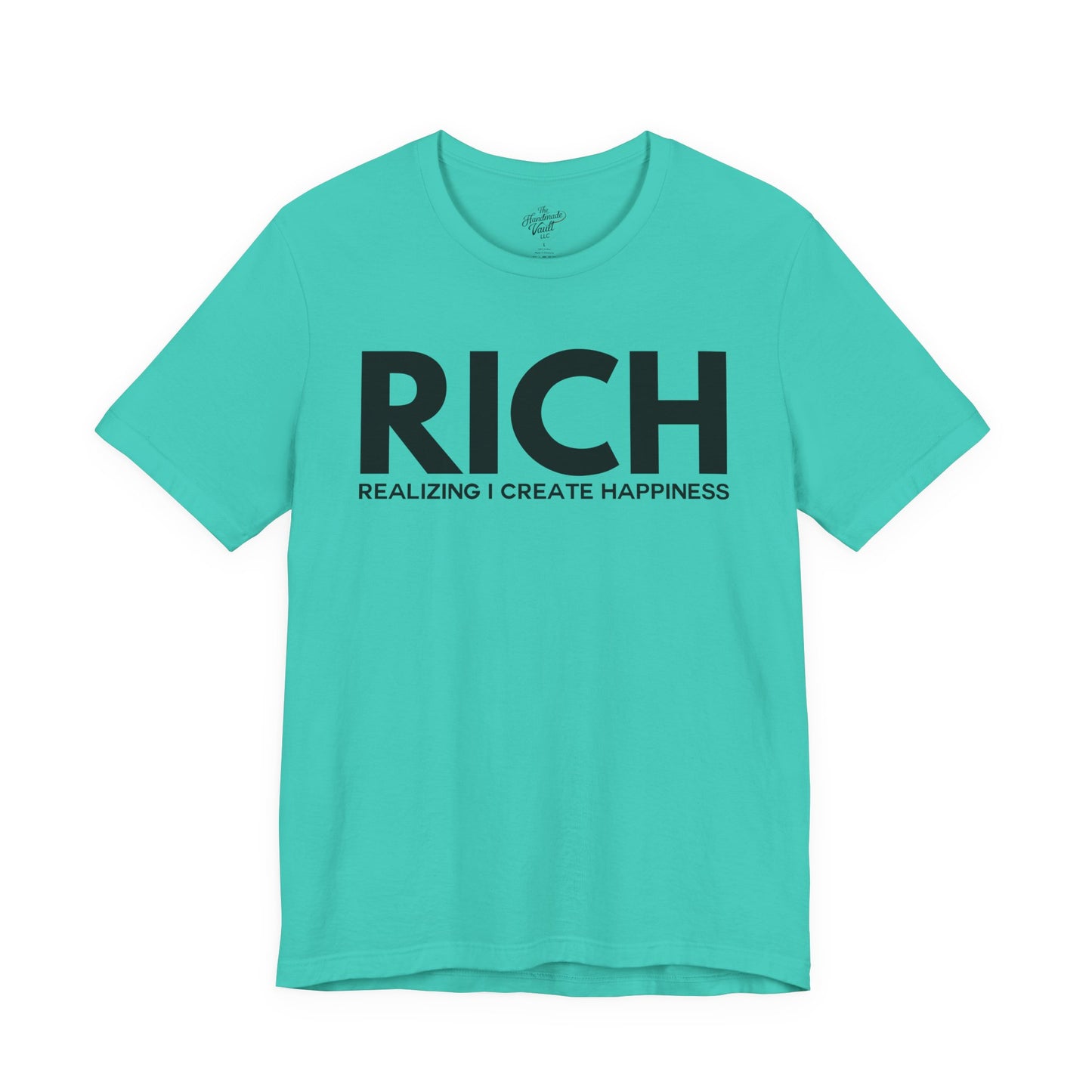 Embrace Happiness Inspirational Short Sleeve Tee