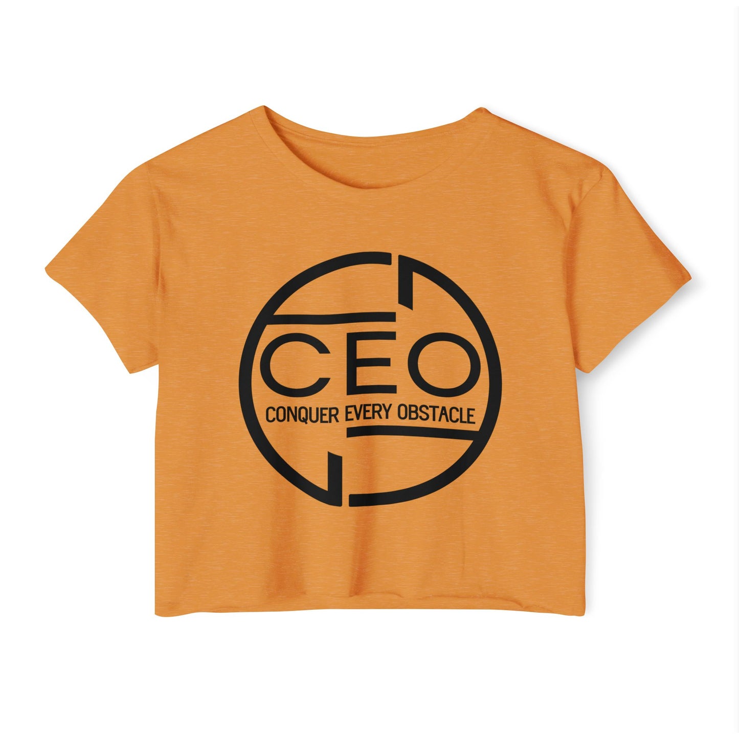 Motivational CEO (Conquer Every Obstacle) Summer Crop Top
