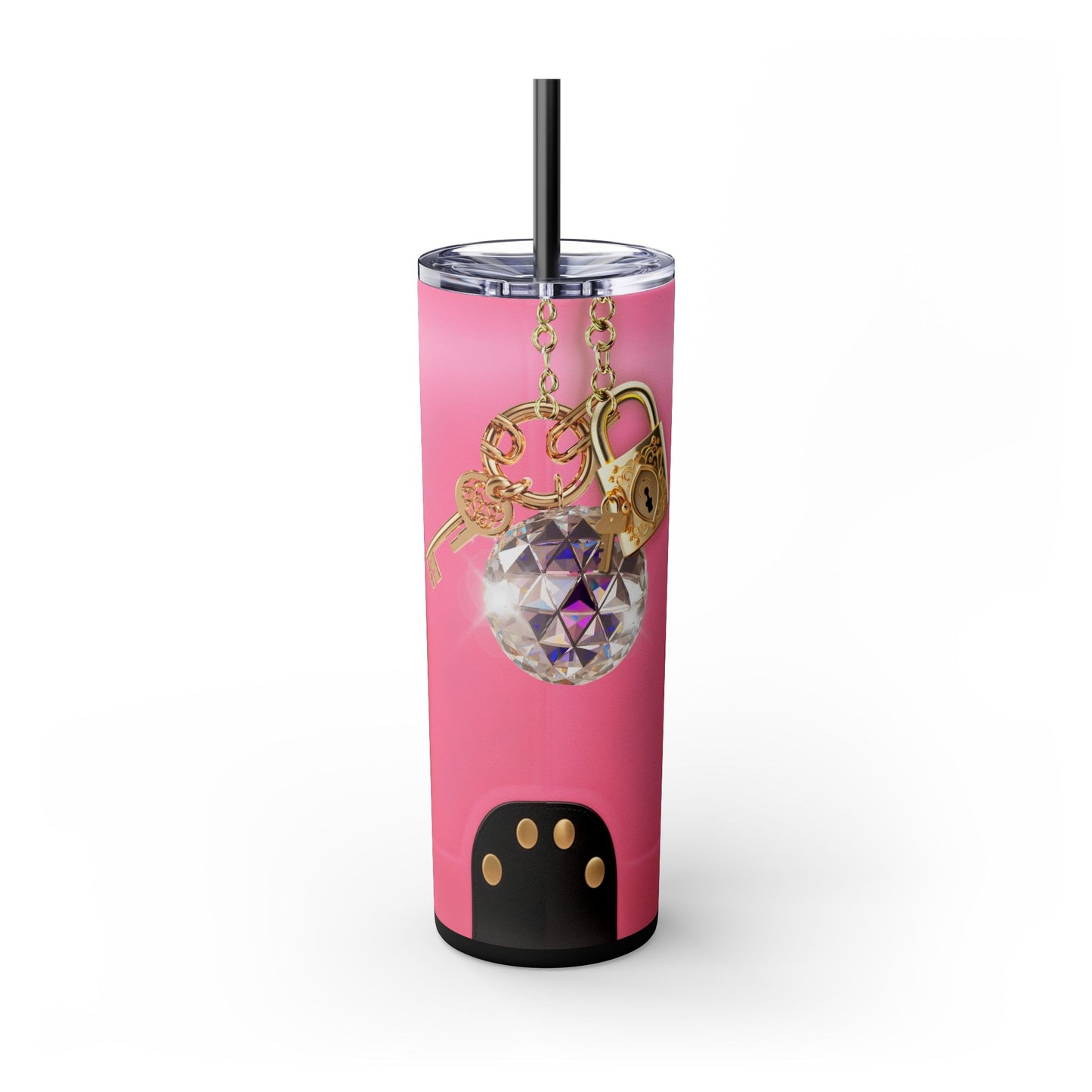 Pink GIRL BOSS Skinny Tumbler