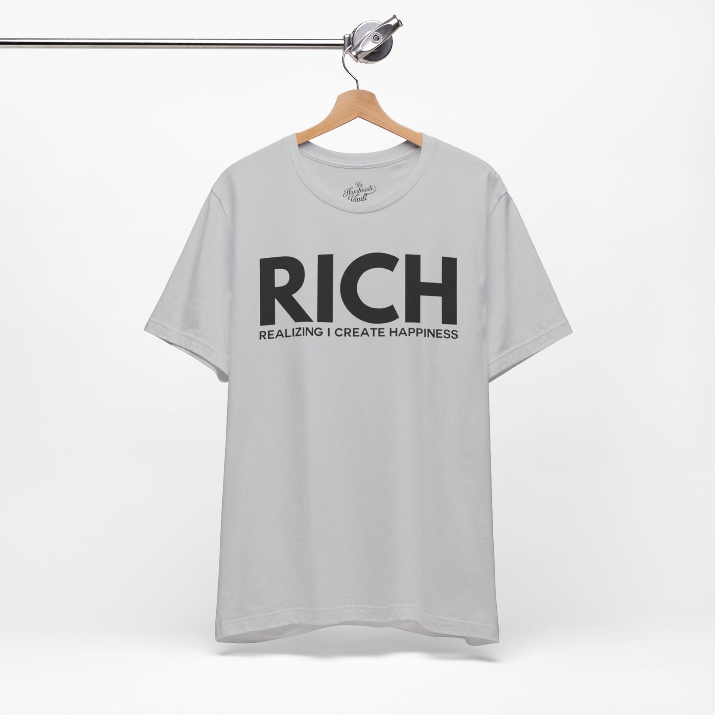 Embrace Happiness Inspirational Short Sleeve Tee