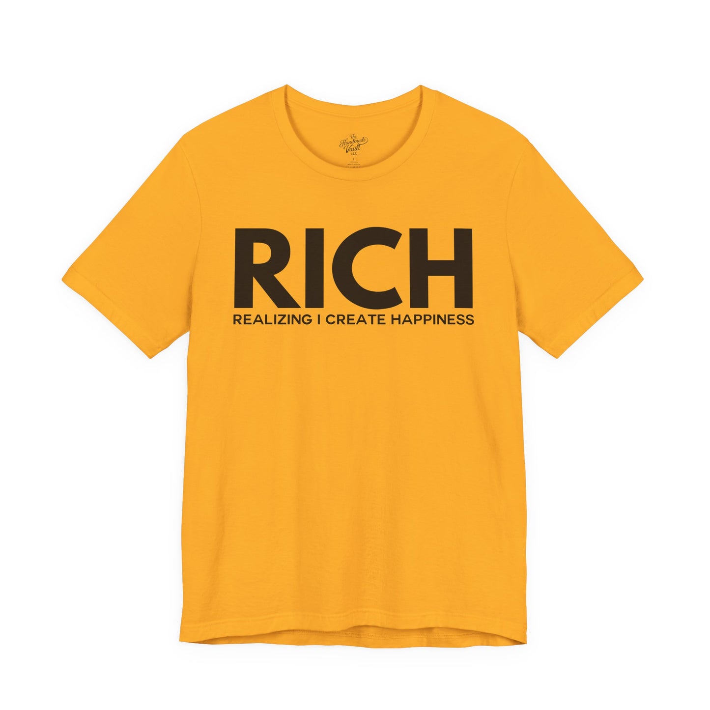 Embrace Happiness Inspirational Short Sleeve Tee