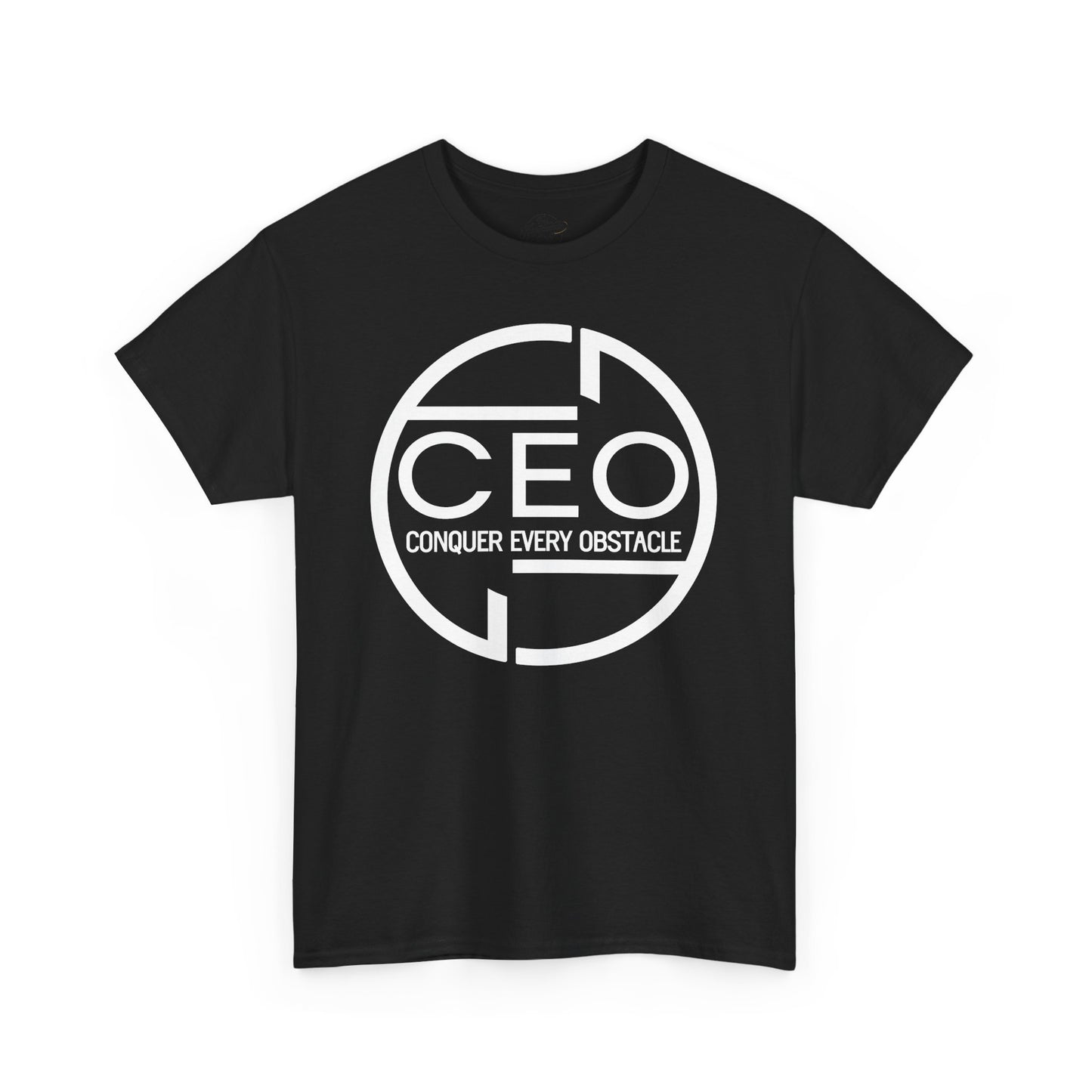 CEO Heavy Cotton Unisex Tee - Conquer Every Obstacle