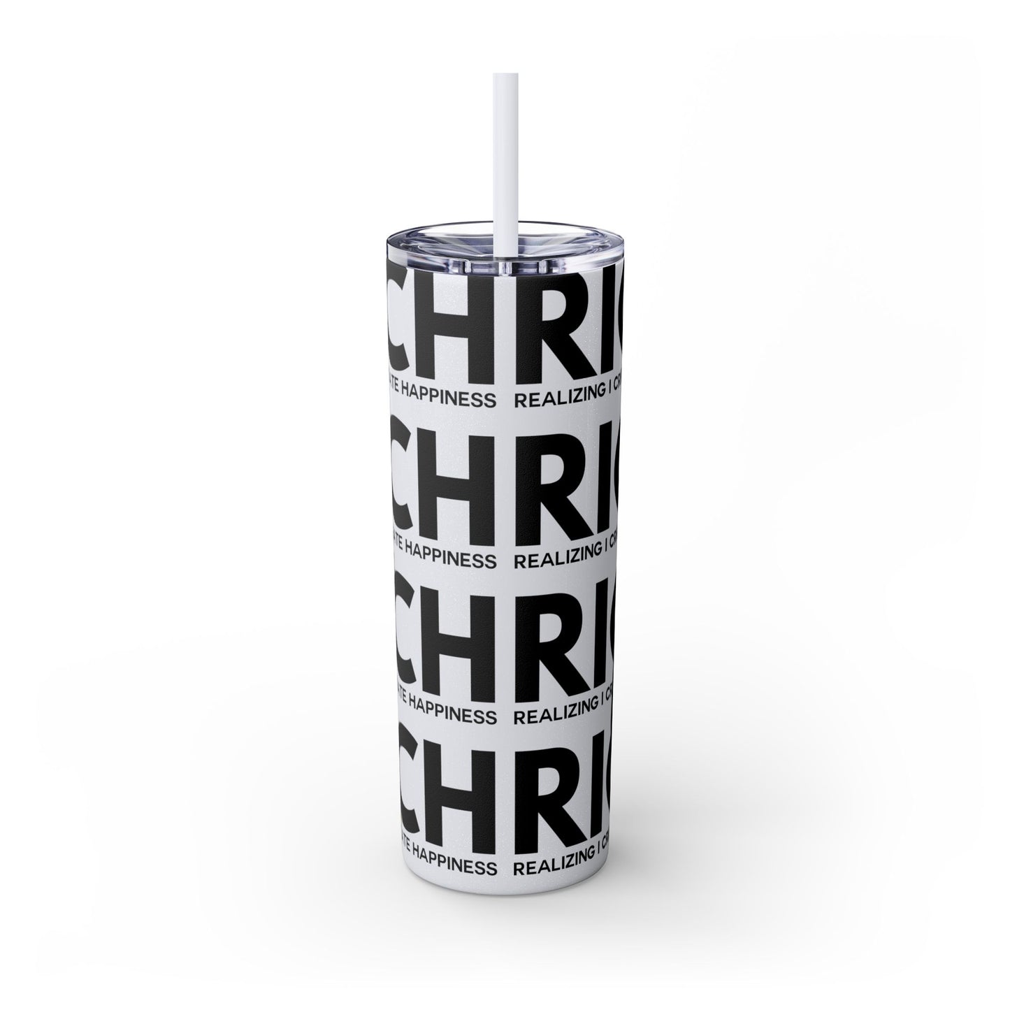 Rich Mindset Woman Skinny Tumbler