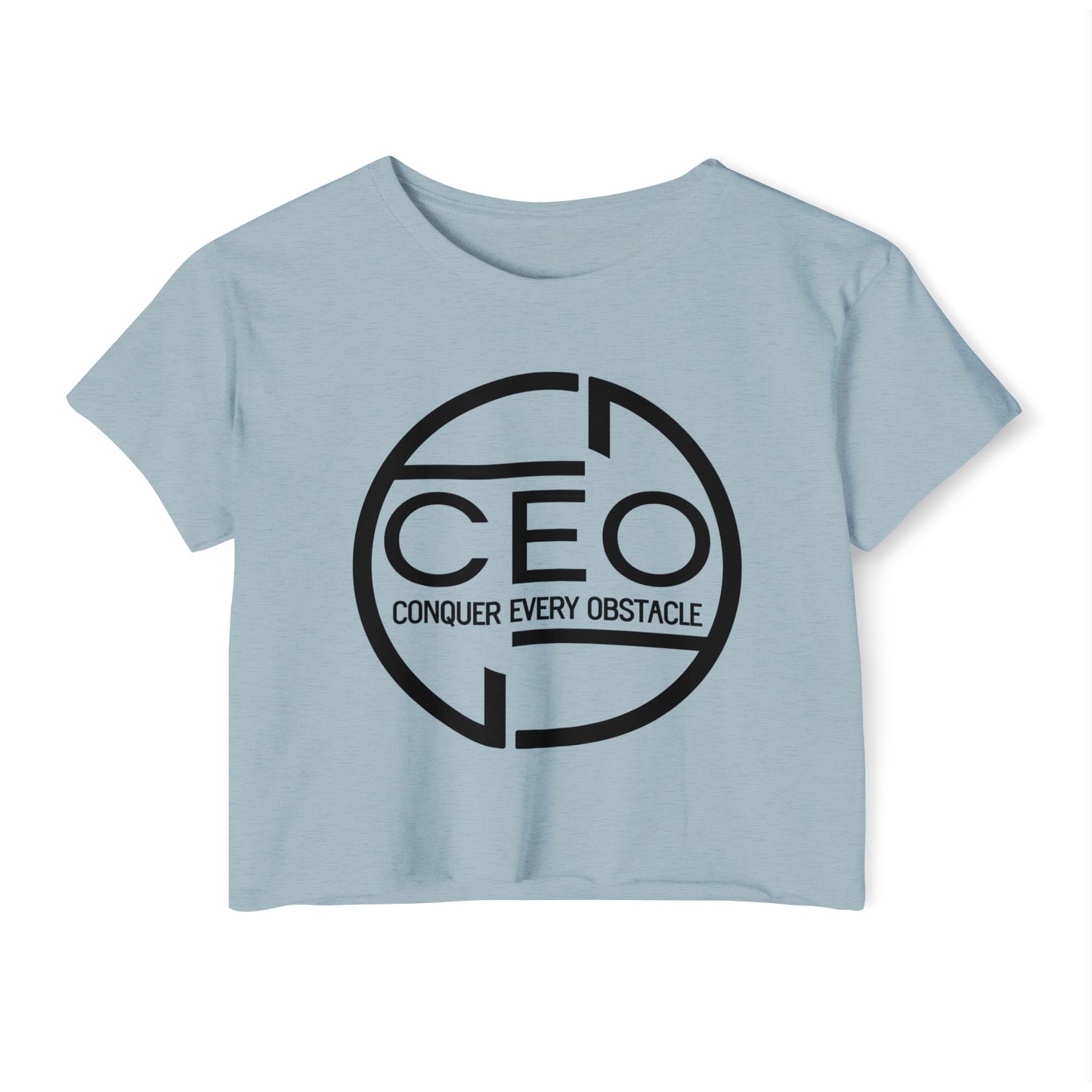 Motivational CEO (Conquer Every Obstacle) Summer Crop Top