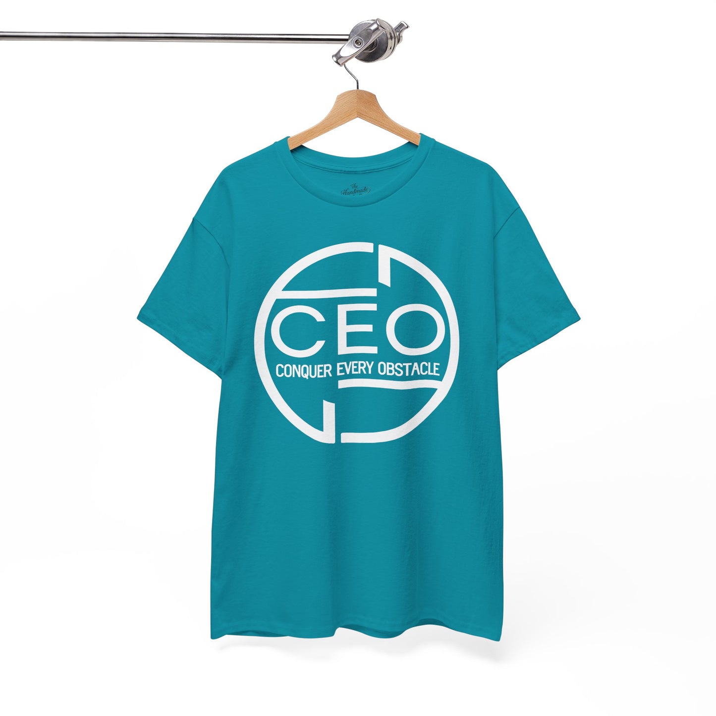 CEO Heavy Cotton Unisex Tee - Conquer Every Obstacle