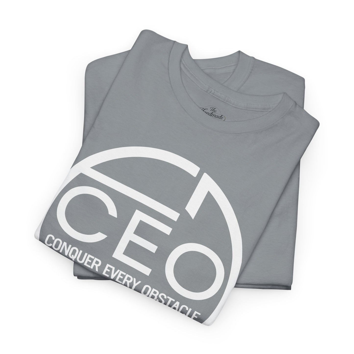 CEO Heavy Cotton Unisex Tee - Conquer Every Obstacle