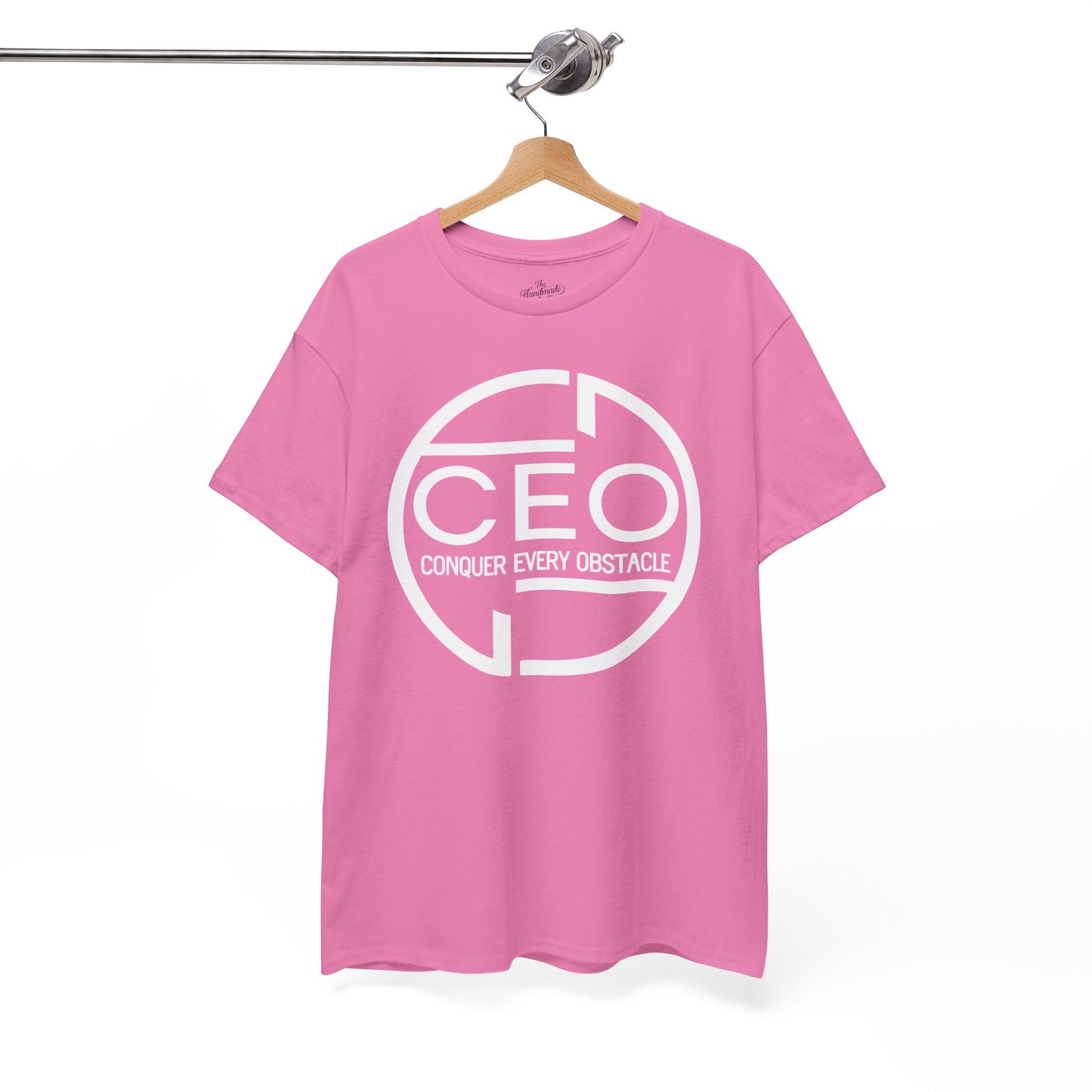 CEO Heavy Cotton Unisex Tee - Conquer Every Obstacle