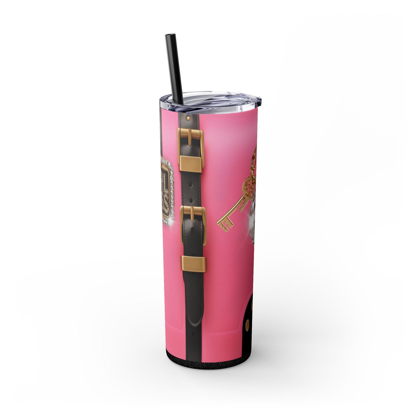 Pink GIRL BOSS Skinny Tumbler