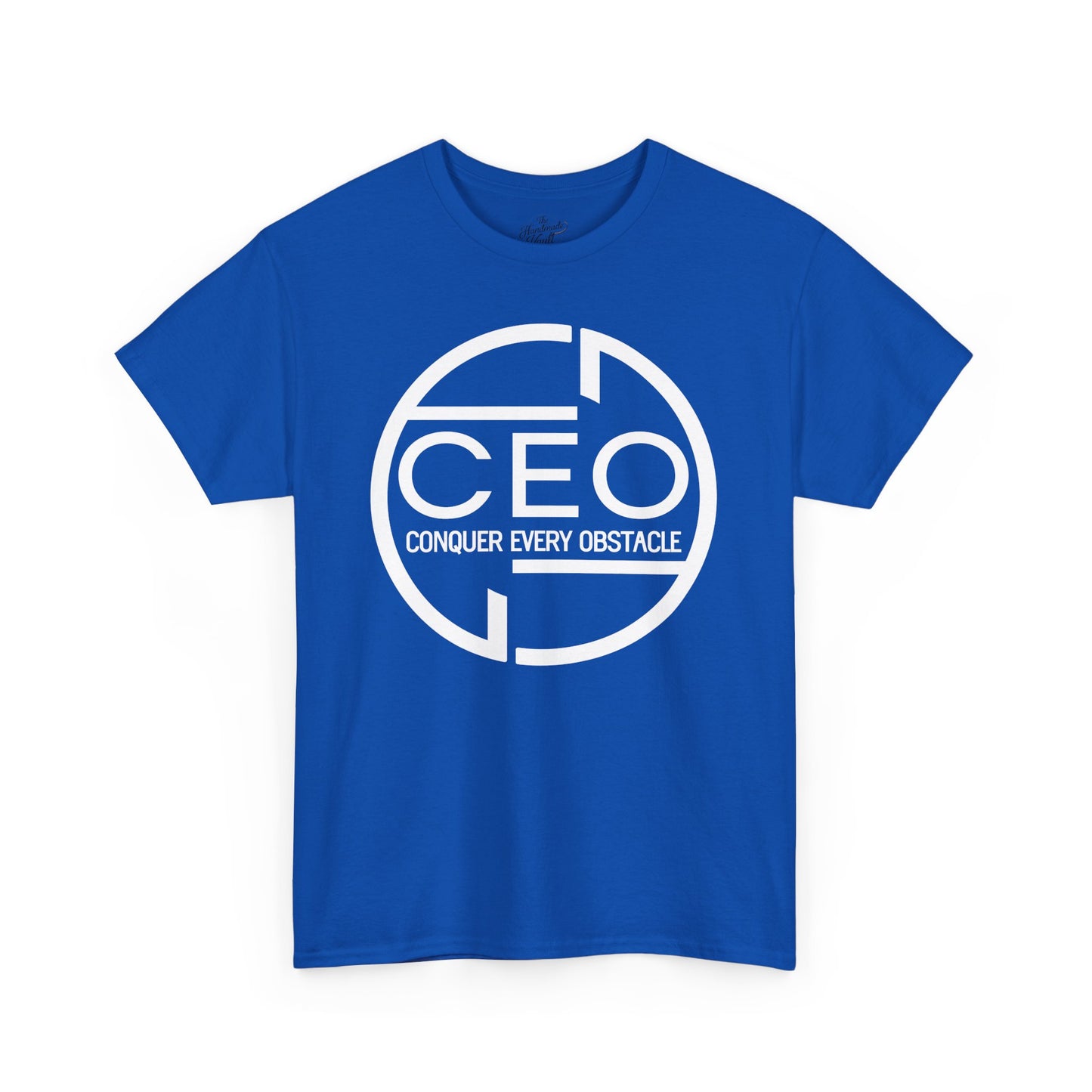 CEO Heavy Cotton Unisex Tee - Conquer Every Obstacle