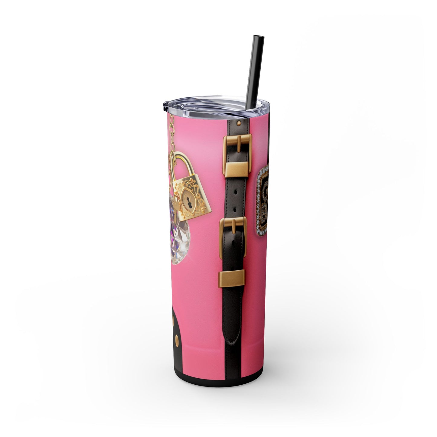 Pink GIRL BOSS Skinny Tumbler