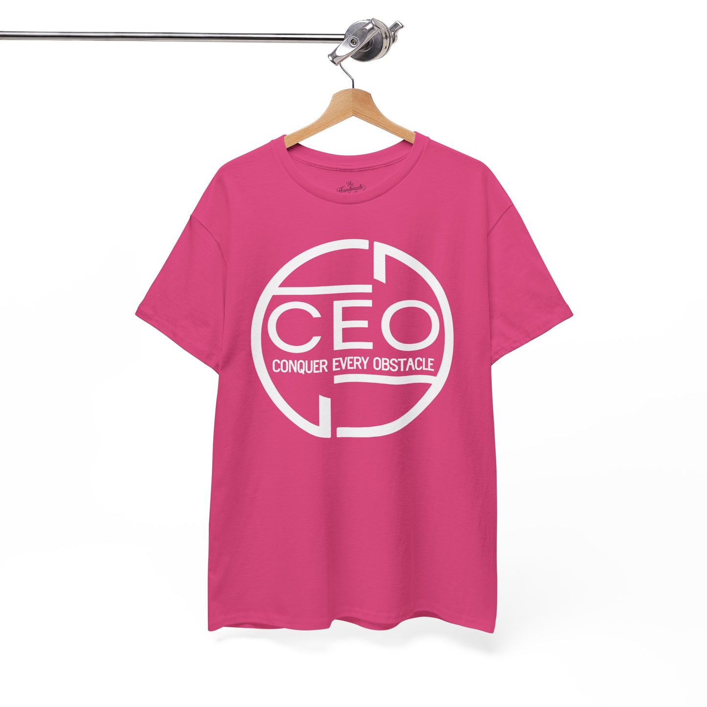 CEO Heavy Cotton Unisex Tee - Conquer Every Obstacle