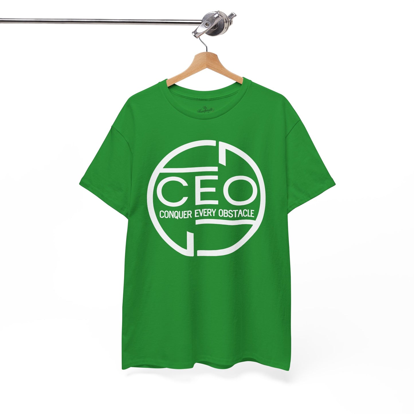 CEO Heavy Cotton Unisex Tee - Conquer Every Obstacle