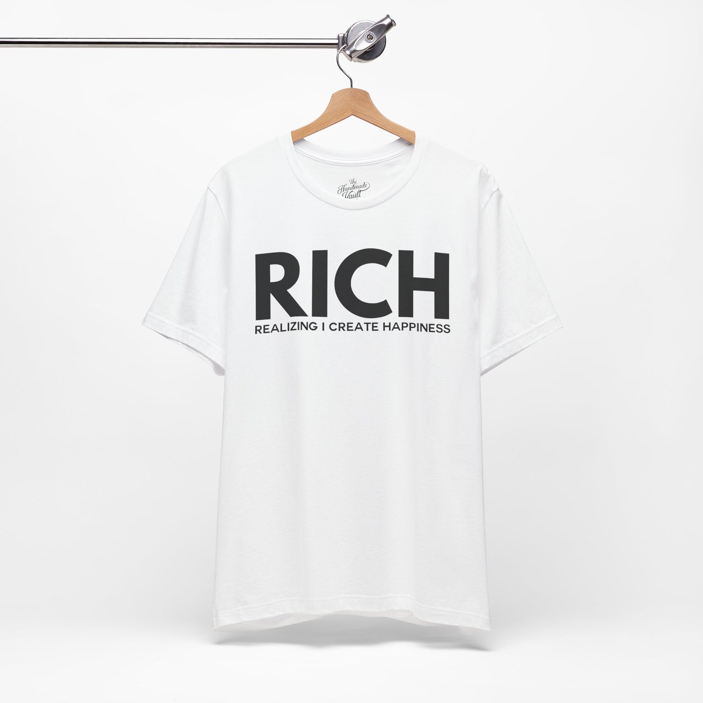 Embrace Happiness Inspirational Short Sleeve Tee