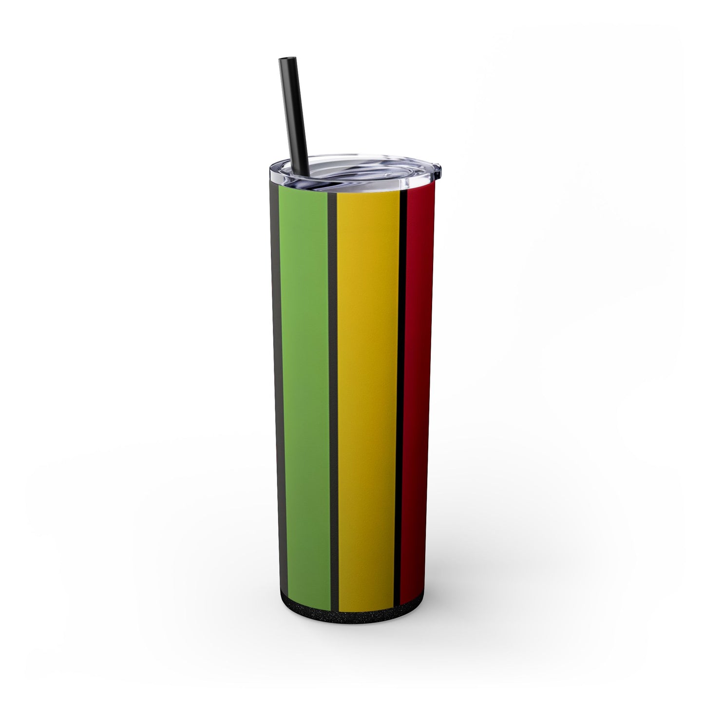Reggae Rhythm Skinny Tumbler, 20oz Tropical Travel Mug