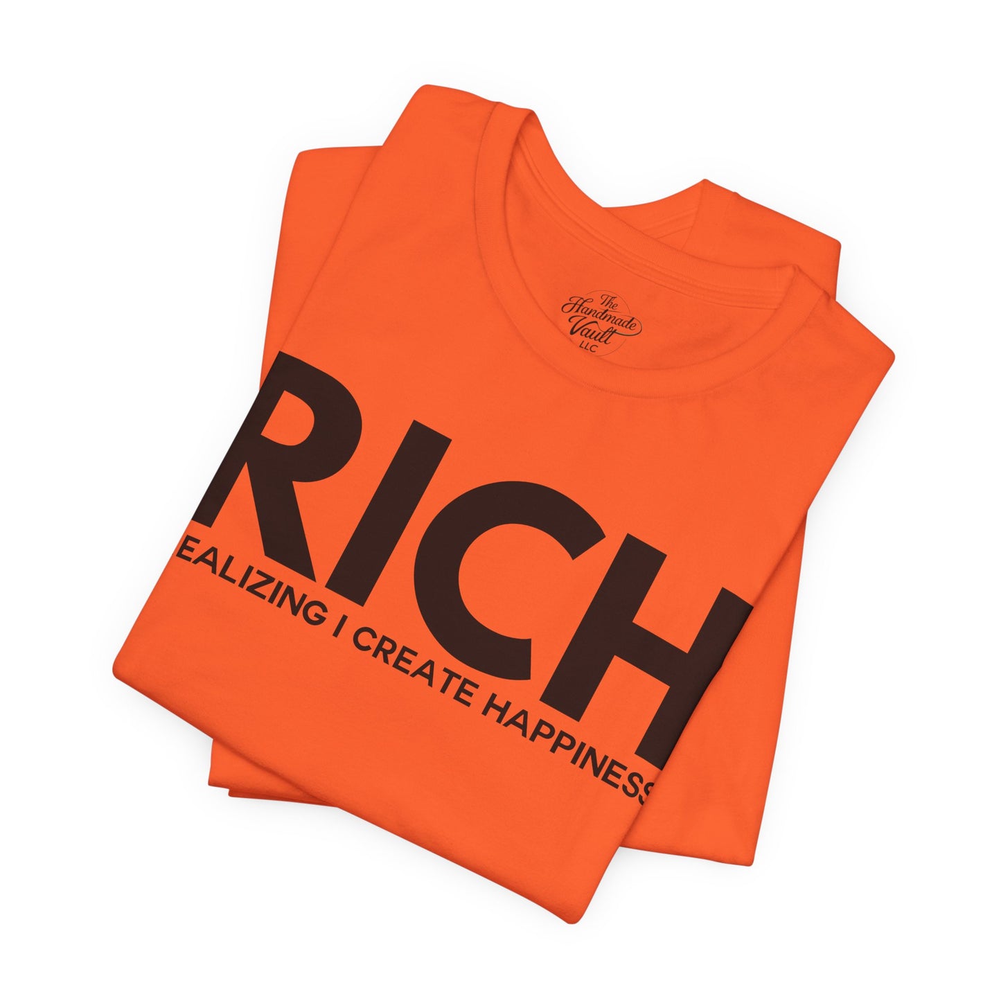 Embrace Happiness Inspirational Short Sleeve Tee
