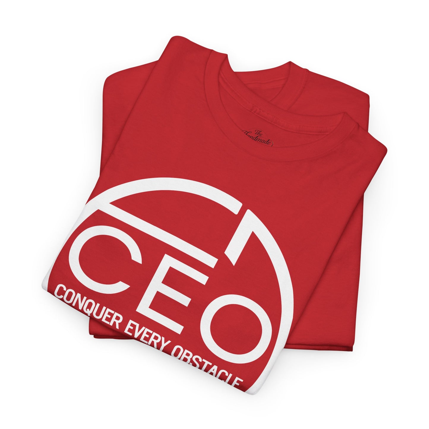 CEO Heavy Cotton Unisex Tee - Conquer Every Obstacle