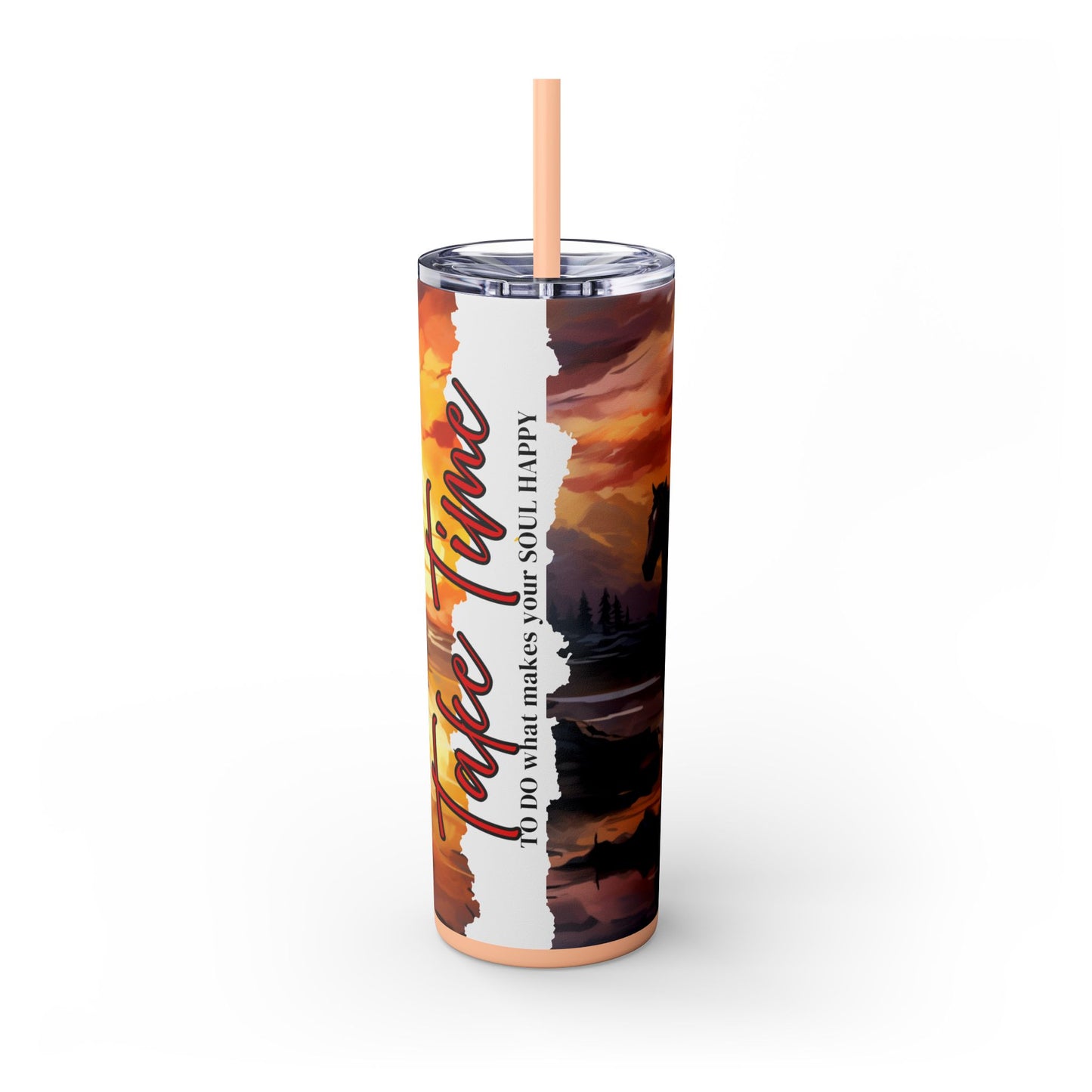 Wild Sunset Skinny Tumbler, 20oz