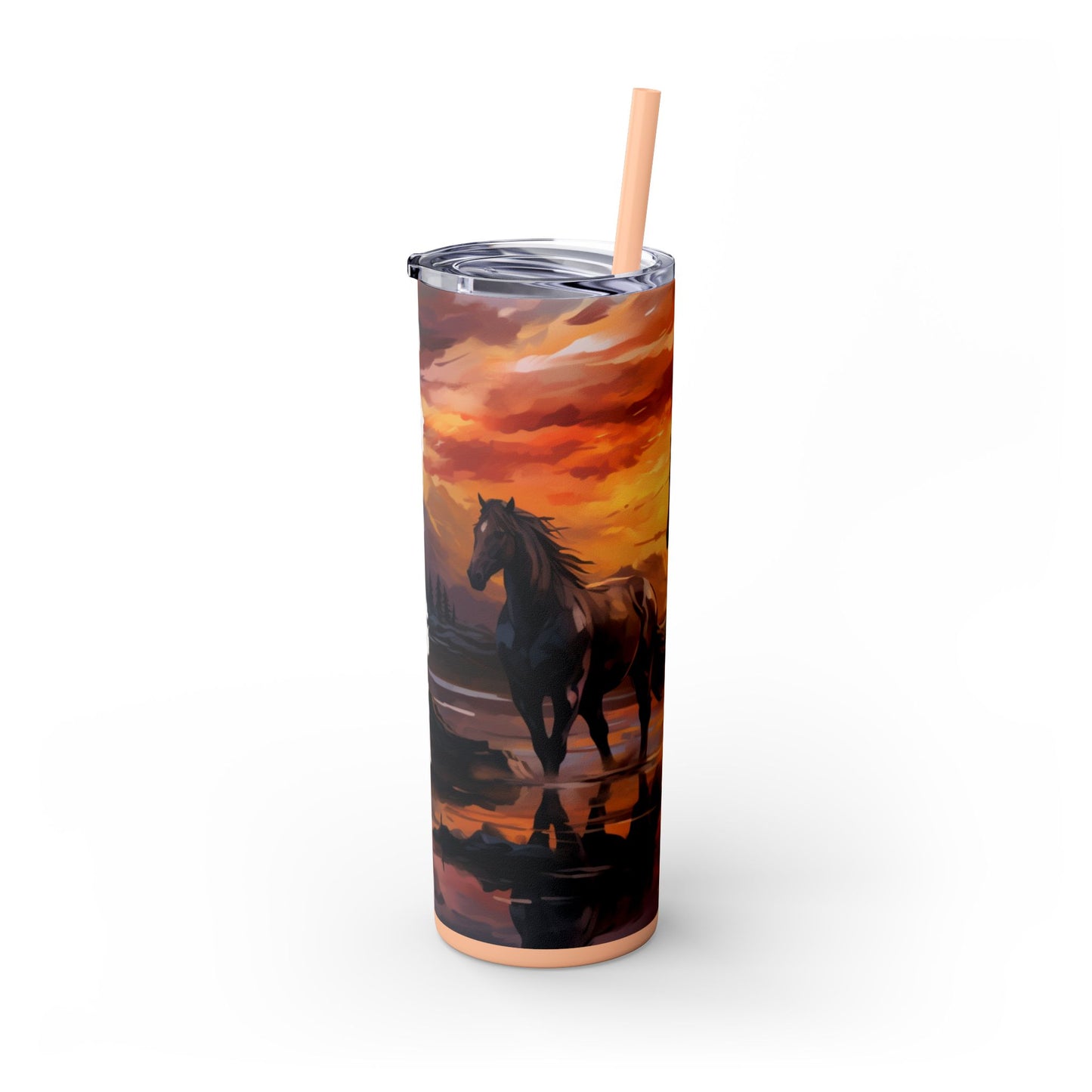 Wild Sunset Skinny Tumbler, 20oz