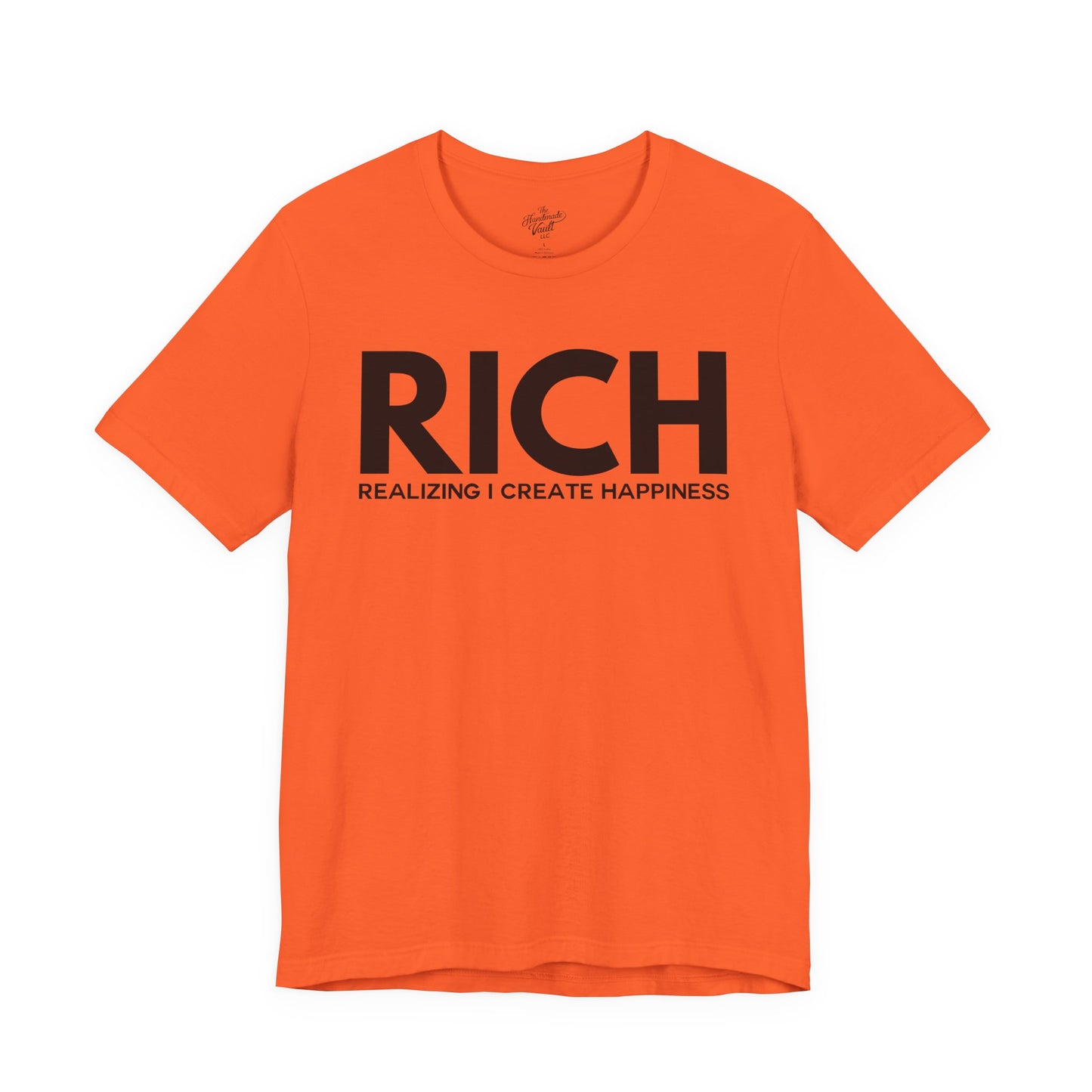 Embrace Happiness Inspirational Short Sleeve Tee