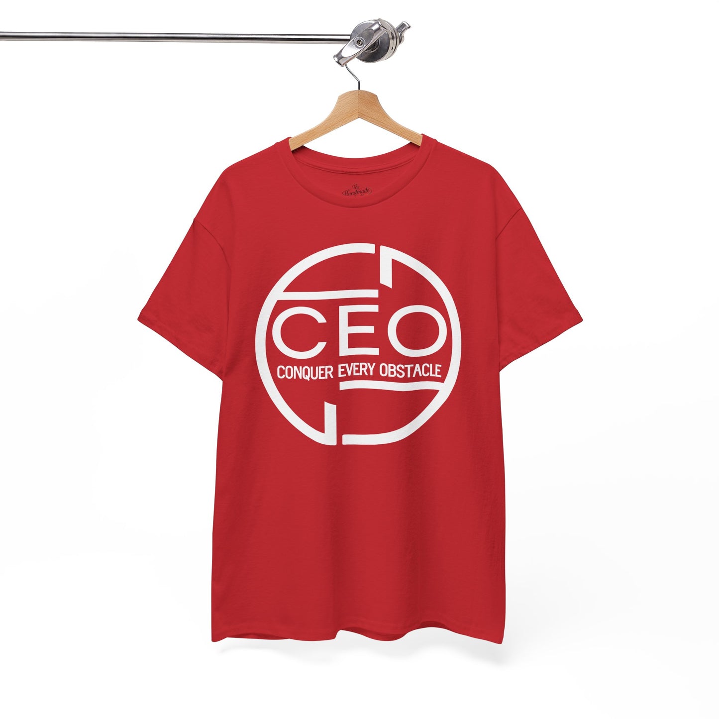 CEO Heavy Cotton Unisex Tee - Conquer Every Obstacle