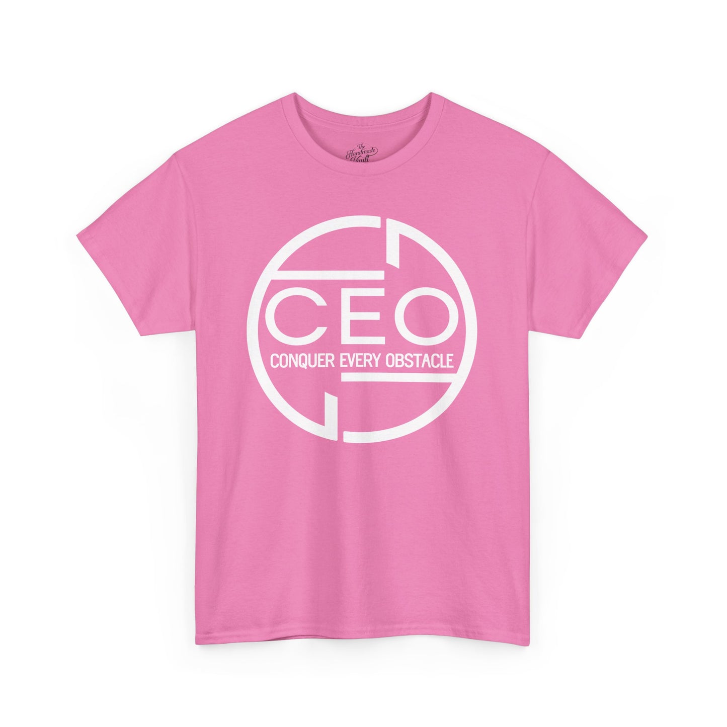 CEO Heavy Cotton Unisex Tee - Conquer Every Obstacle
