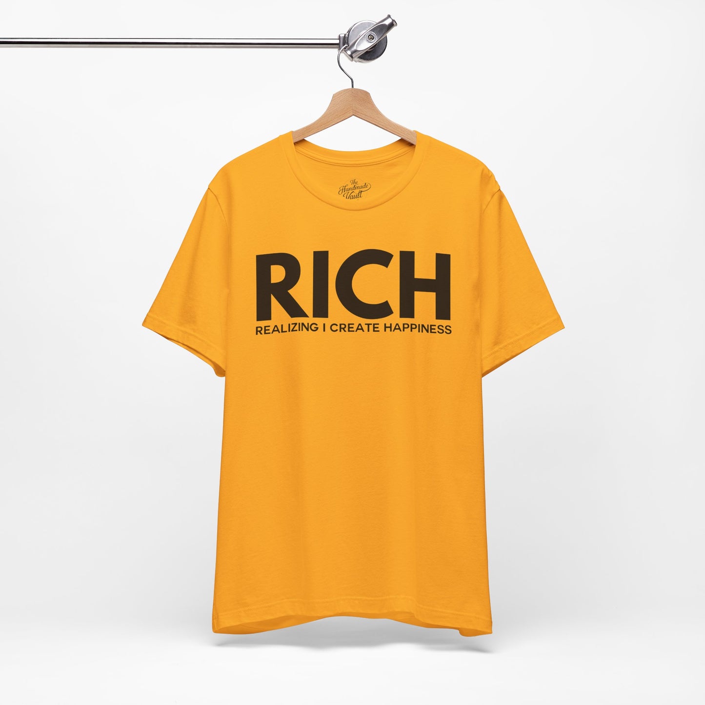 Embrace Happiness Inspirational Short Sleeve Tee