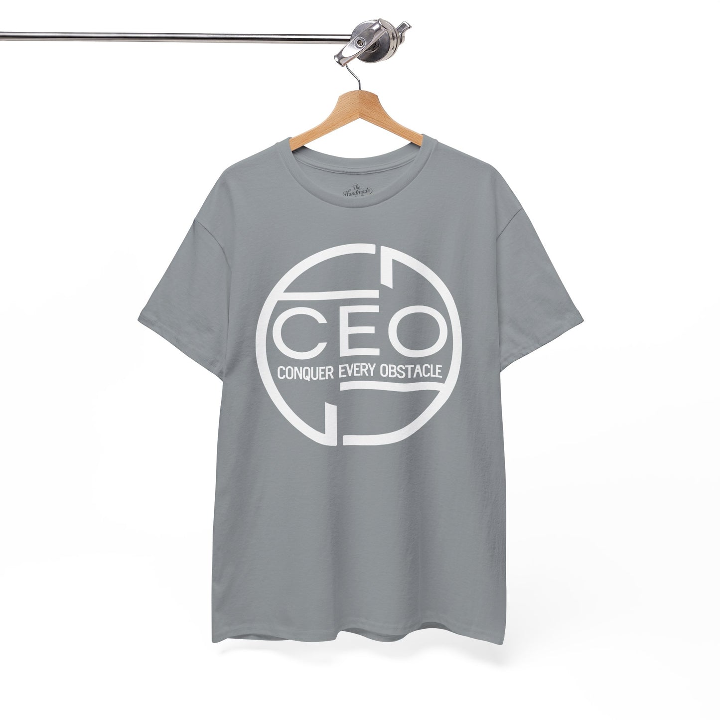 CEO Heavy Cotton Unisex Tee - Conquer Every Obstacle