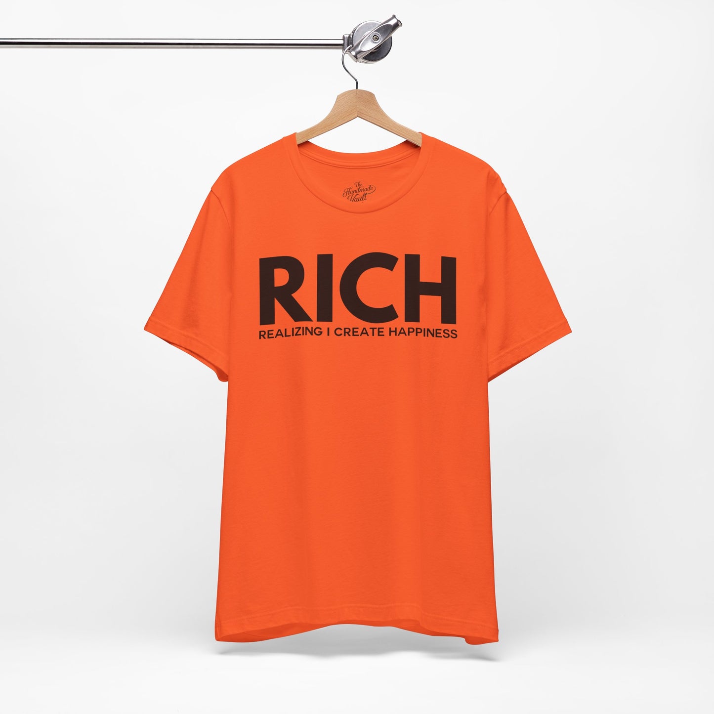 Embrace Happiness Inspirational Short Sleeve Tee