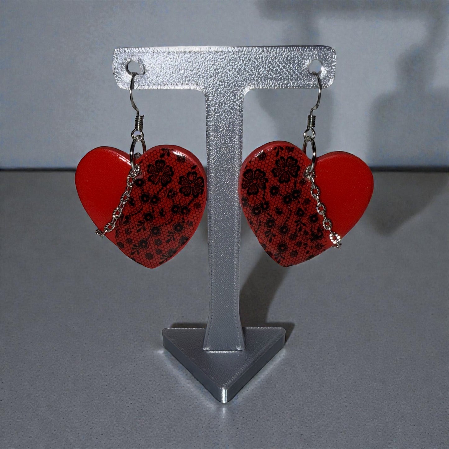 Scarlet Lace Cascade Drops