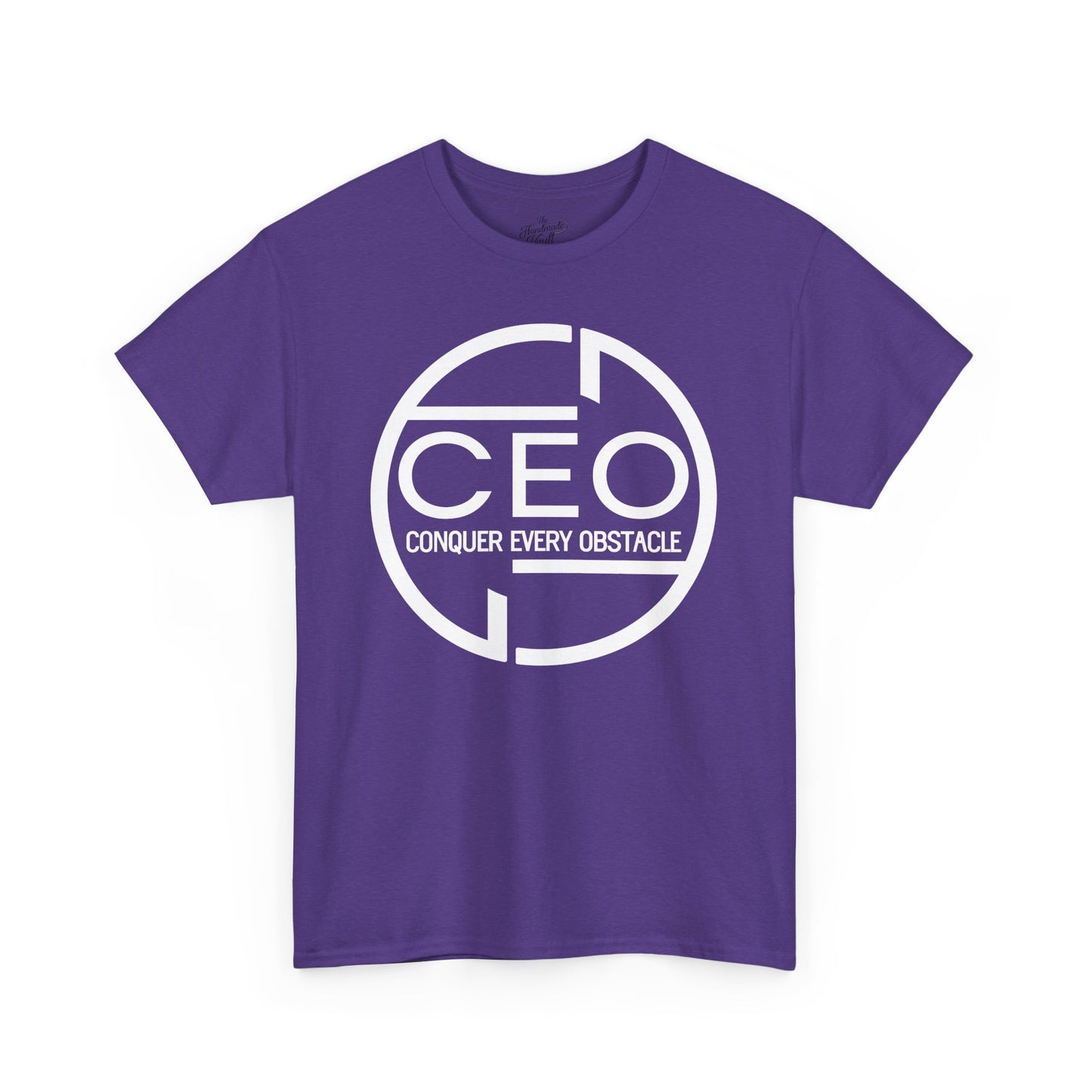 CEO Heavy Cotton Unisex Tee - Conquer Every Obstacle