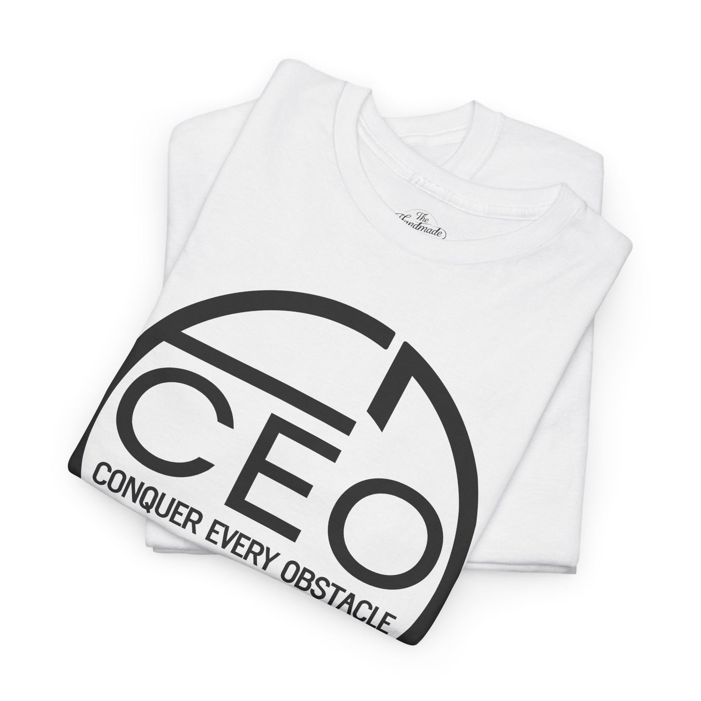 CEO Heavy Cotton Unisex Tee - Conquer Every Obstacle