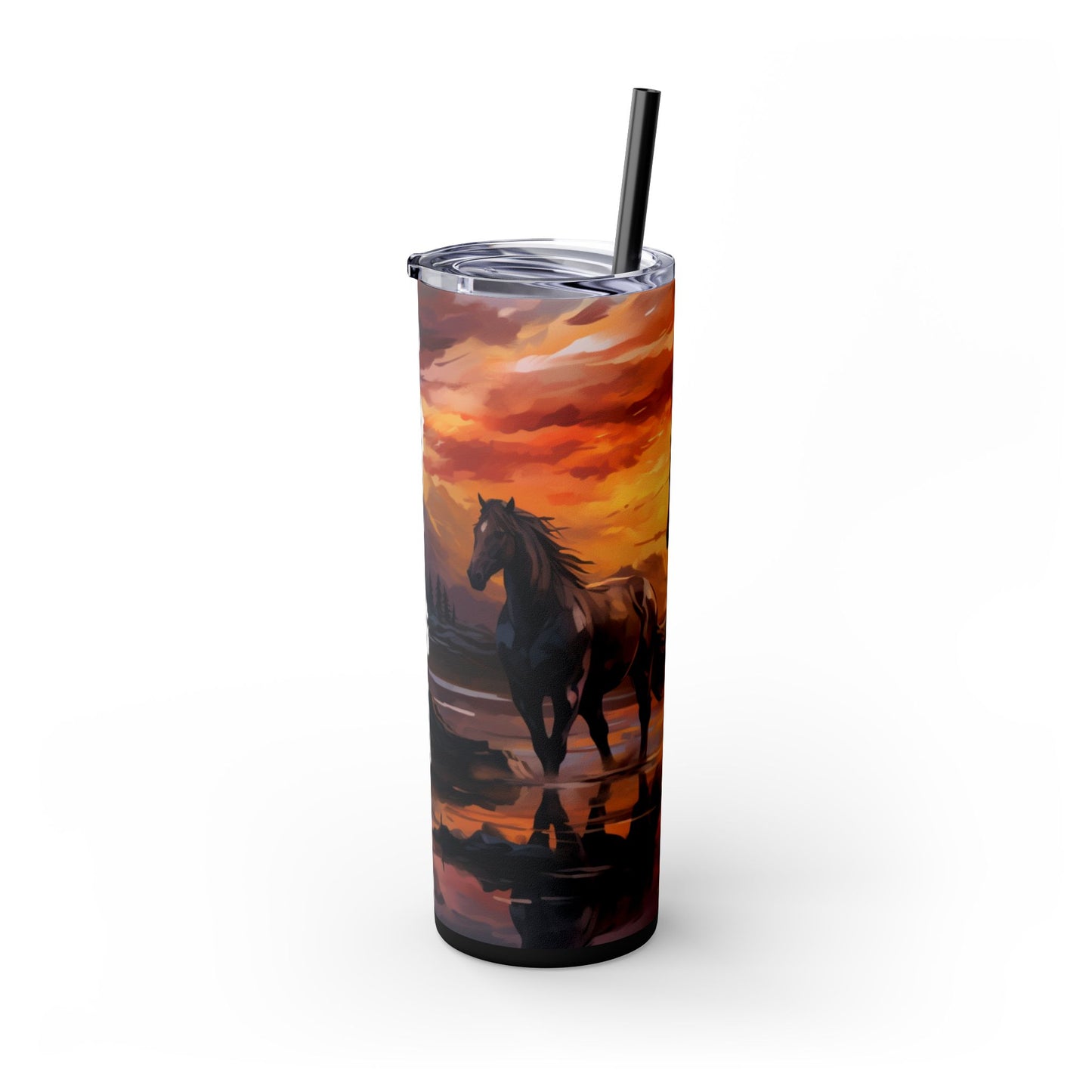Wild Sunset Skinny Tumbler, 20oz