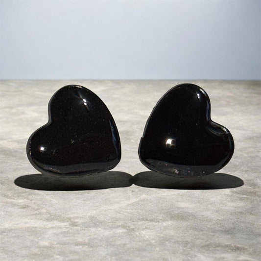 Black Hearts Studs