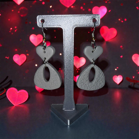 Silvered Heartbeat Drops