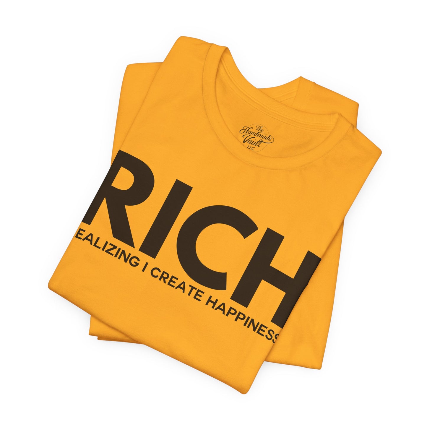 Embrace Happiness Inspirational Short Sleeve Tee
