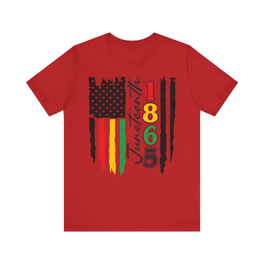 Juneteenth 1865 Flag uTee 3001