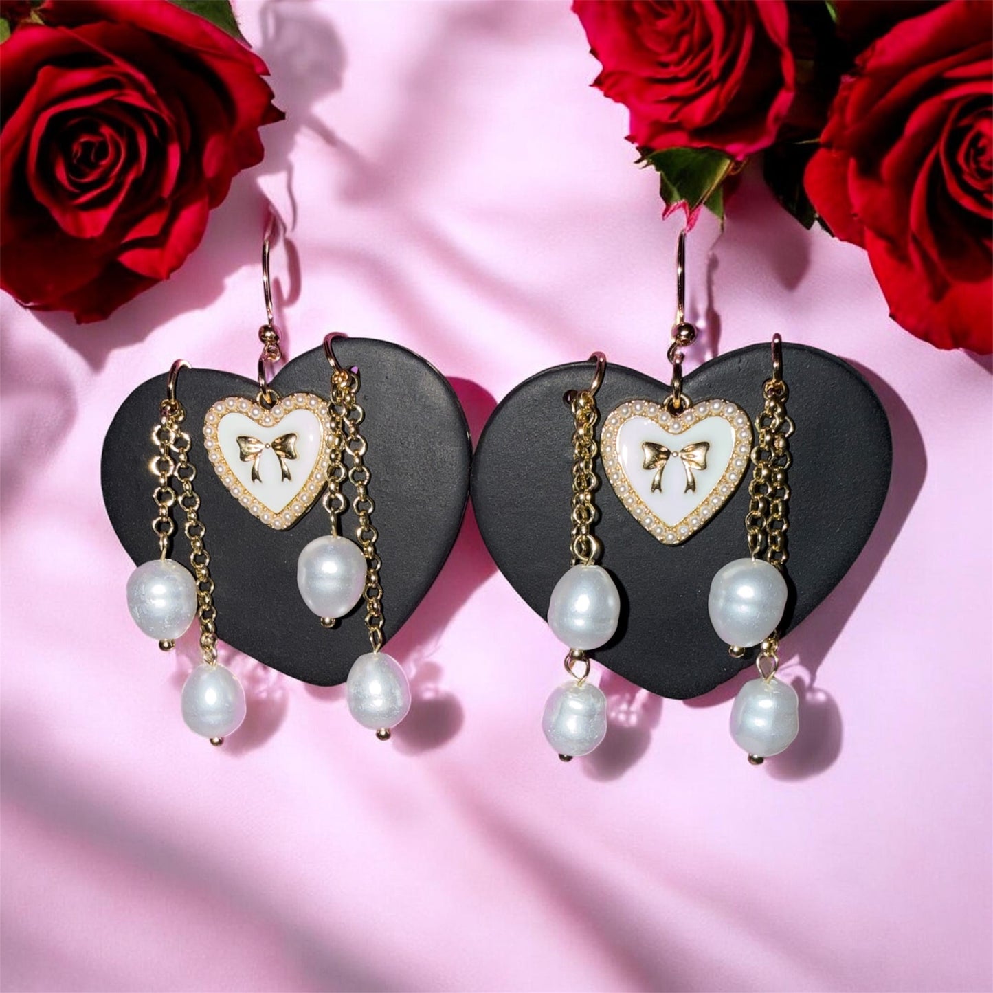 Noir Heirloom Heart Drops