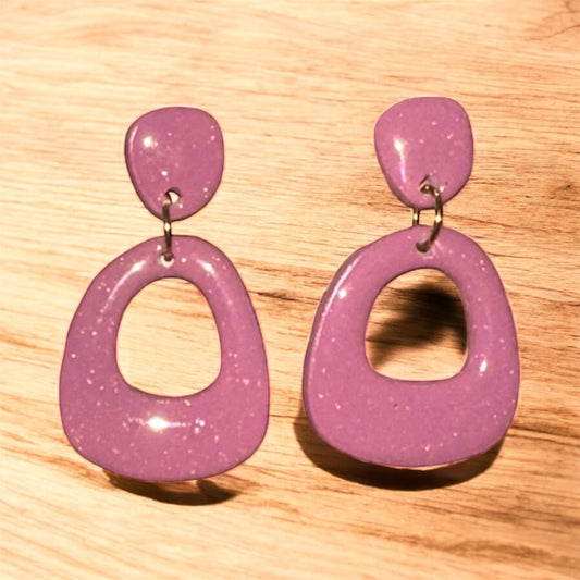 Rosé Glow Hoops