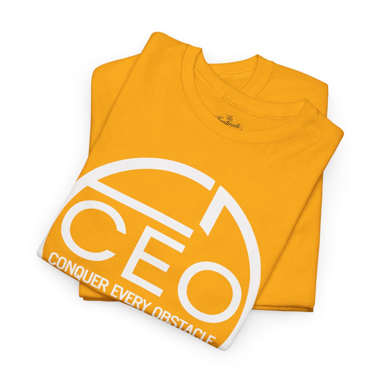 CEO Heavy Cotton Unisex Tee - Conquer Every Obstacle