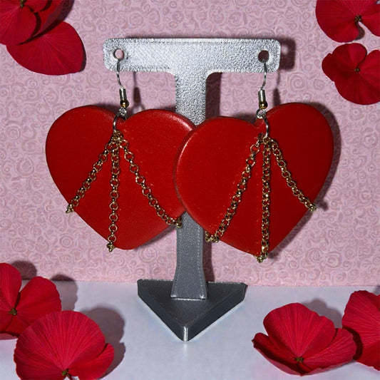 Chained Desire Heart Drops