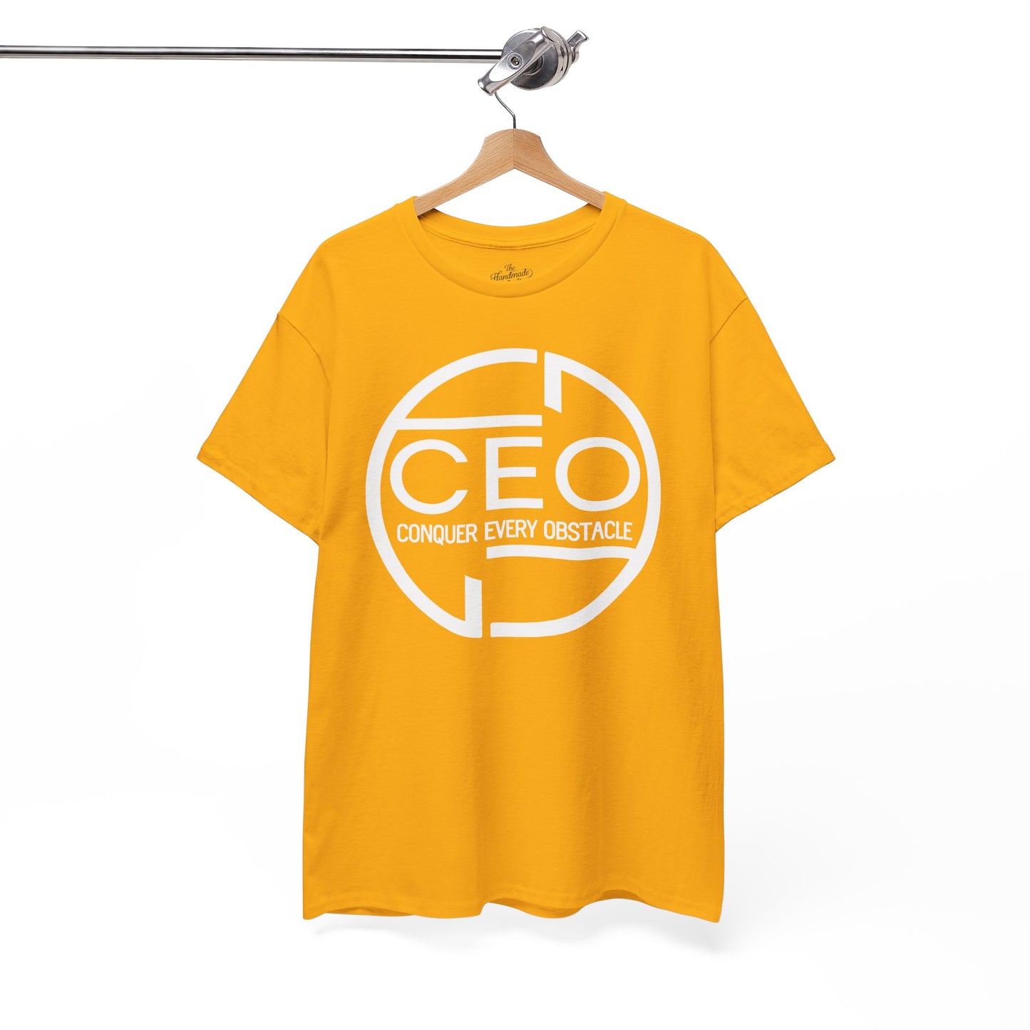 CEO Heavy Cotton Unisex Tee - Conquer Every Obstacle