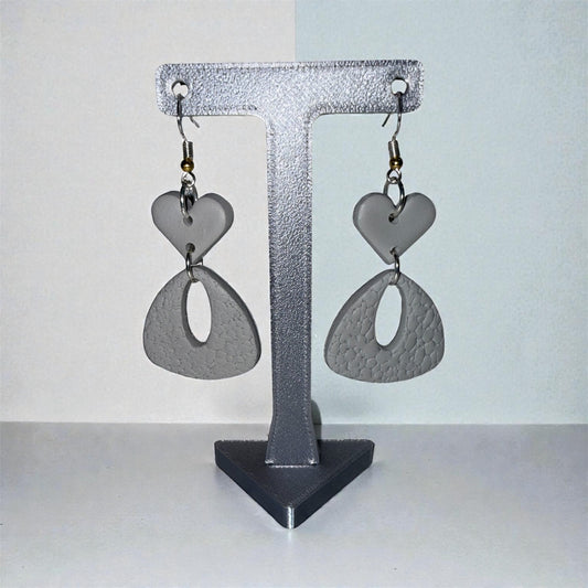 Silvered Heartbeat Drops